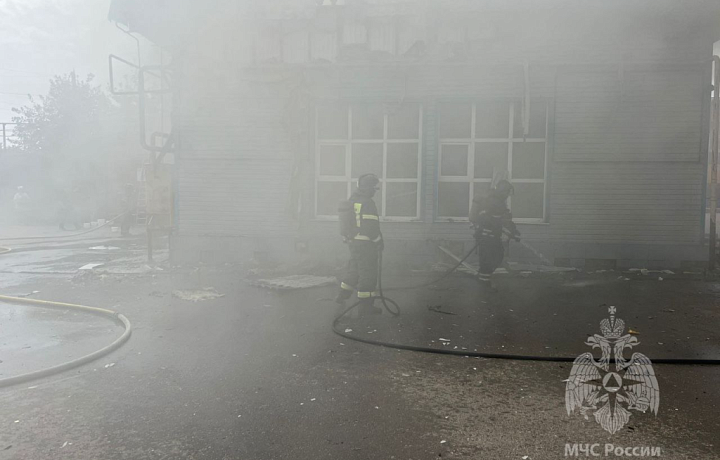Пожар на рынке в Новомосковске ликвидирован
