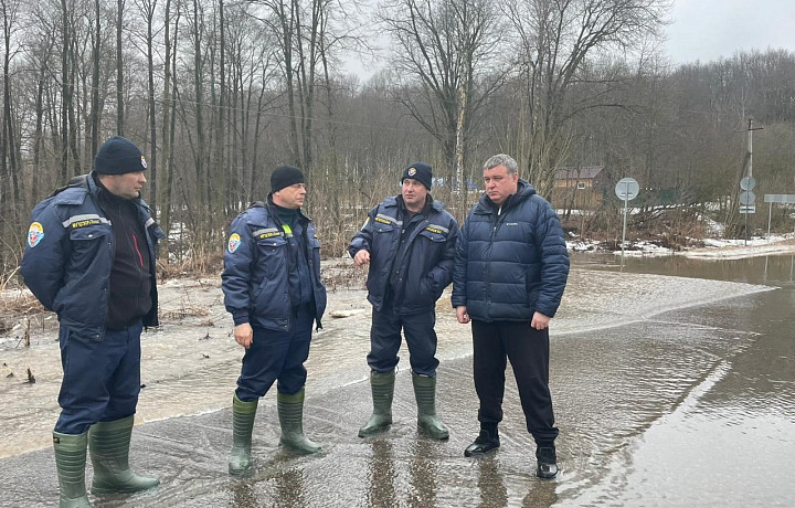 Илья Беспалов взял на контроль ситуацию с подтоплением дороги в тульскую Демидовку