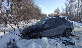 Два человека попали в больницу после ДТП на трассе М-2 «Крым» в Чернском районе