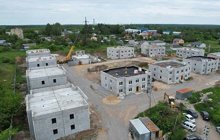 В Щекино Тульской области строят 12 домов для детей-сирот