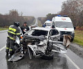 В Чернском районе столкнулись четыре автомобиля, пострадали пять человек
