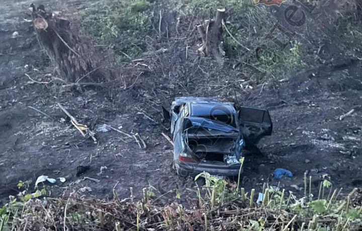 В Щекинском районе пьяный водитель Daewoo Nexia слетел в кювет и опрокинулся