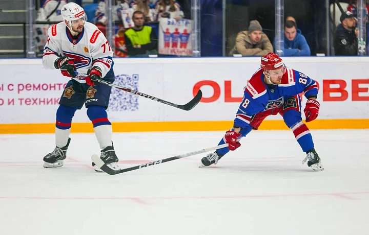 В Туле хоккеисты АКМ одержали вторую домашнюю победу подряд в матче против «Сокола»