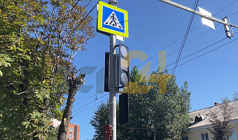 ﻿На улице Болдина в Туле появился новый светофор