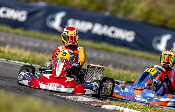 Тульская команда заняла третье место на этапе первенства России по картингу