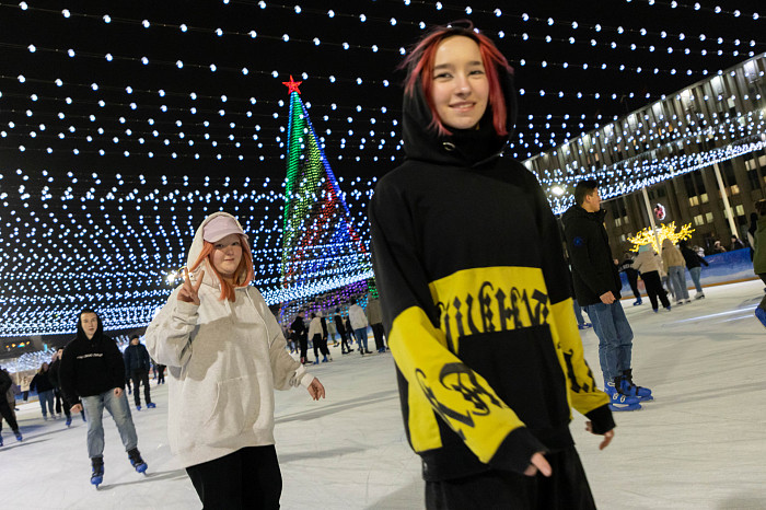 В Туле открылся Губернский каток: фоторепортаж