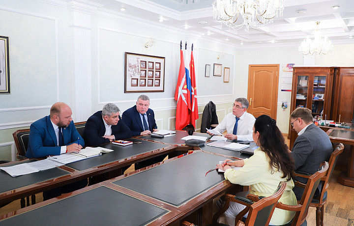 Главе администрации Тулы доложили о реализации инфраструктурных проектов