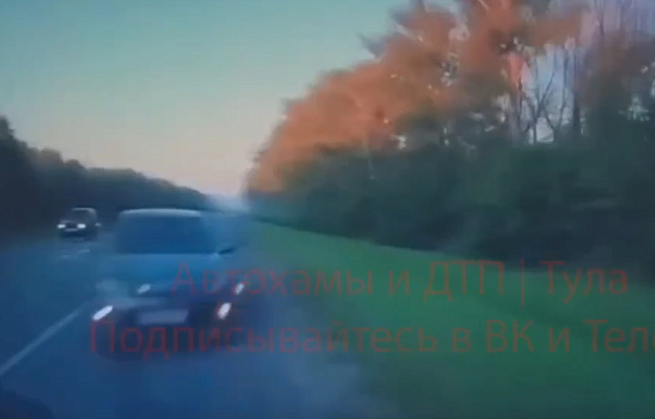 Лобовое столкновение Exeed и Kia в Тульской области попало на запись видеорегистратора