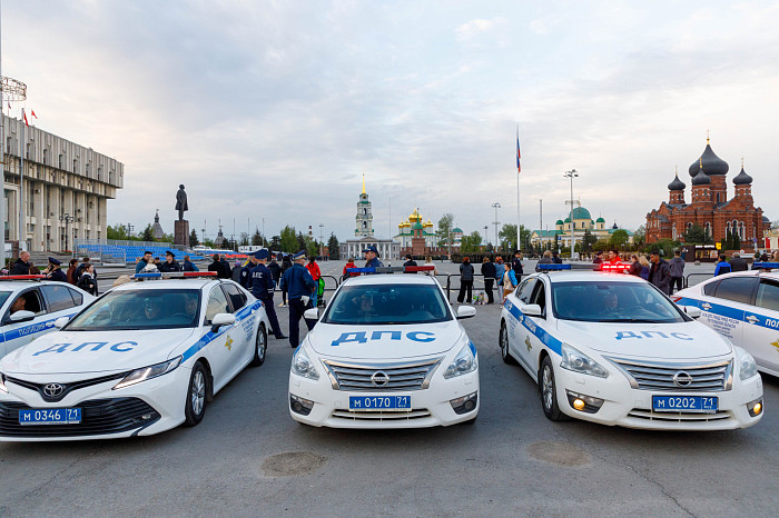 Первая репетиция Парада Победы прошла на площади Ленина в Туле
