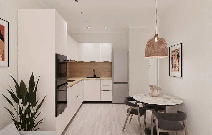 В жилом комплексе «Всё и сразу» квартиры с ремонтом, кухней и техникой