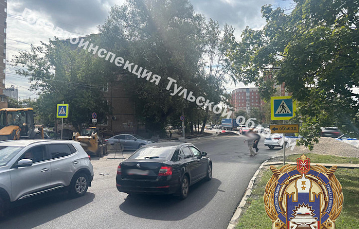 Пожилая автоледи сбила пешехода на улице Федора Смирнова в Туле