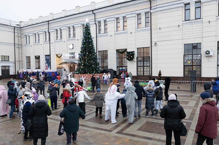 Как туляки встретили Деда Мороза: фоторепортаж