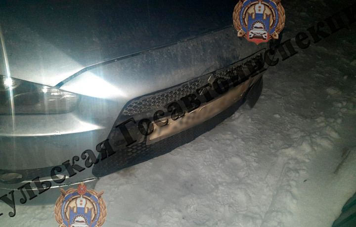 В Киреевском районе молодой человек на "Mitsubishi" сбил пешехода