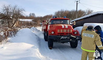 За сутки спасатели потушили шесть пожаров в Тульской области