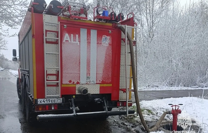 За сутки в Тульской области спасатели потушили девять пожаров