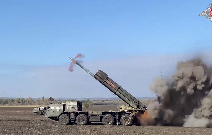 Тульская РСЗО «Смерч» уничтожила украинскую артиллерию в пограничном районе Белгородской области