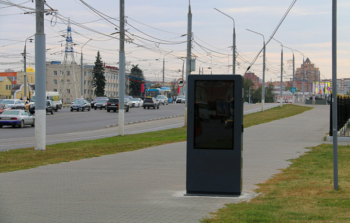 ﻿На улицах Тулы появились информационные киоски для маршрутов общественного транспорта