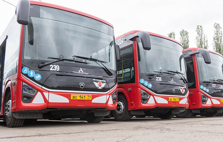 В Тулу поступили 50 новых автобусов