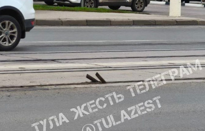 В Туле сообщают о новых проблемах с рельсами на улице Советской после ремонта