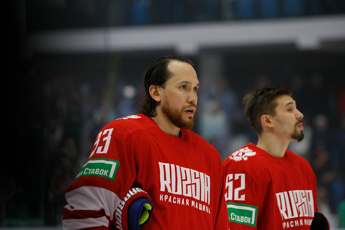 Фоторепортаж: как прошел матч между национальными сборными России и Беларуси