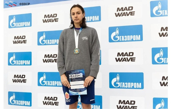 Тульская пловчиха завоевала три медали на первом этапе Кубка России