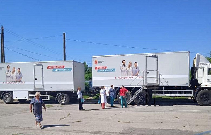 В рамках «Онкопатруля» врачи осмотрели более 50 жителей Белевского района