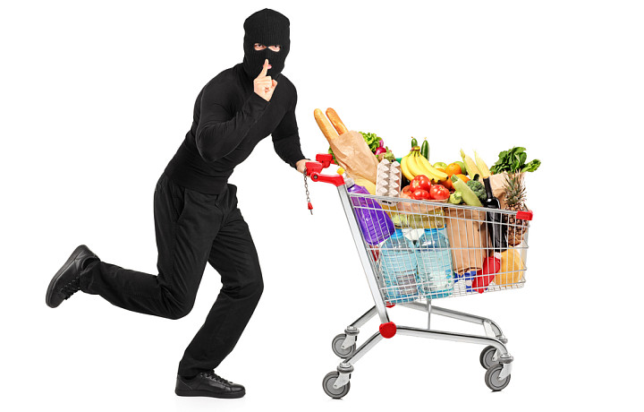 Безработный туляк украл продукты из сетевого магазина в переулке Макса Смирнова