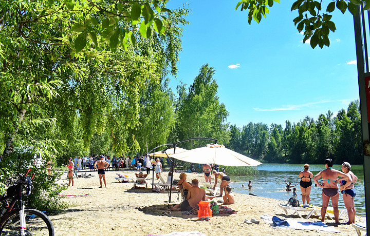 В Суворовском районе начался купальный сезон в зоне отдыха «Байкал»