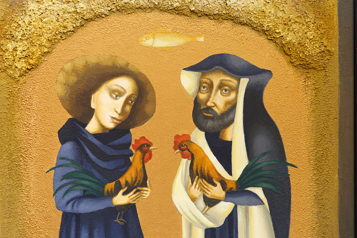 Таинственные маски и средневековые мотивы: в Туле открылась выставка художника Александра Майорова