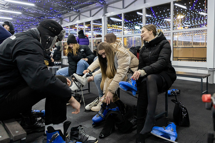 В Туле открылся Губернский каток: фоторепортаж