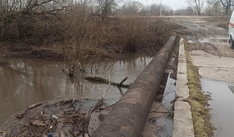 ﻿Половодье в Тульской области: 31 марта подтоплены 13 мостов, две дороги и приусадебный участок