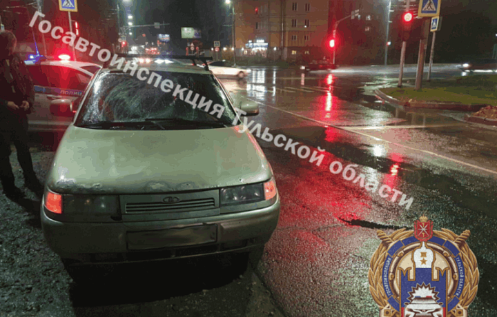 В Городском переулке Тулы водитель «Ваз» сбил мужчину на пешеходном переходе