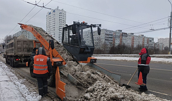 Больше 7,5 тысяч кубометров снега вывезли за сутки с тульских улиц