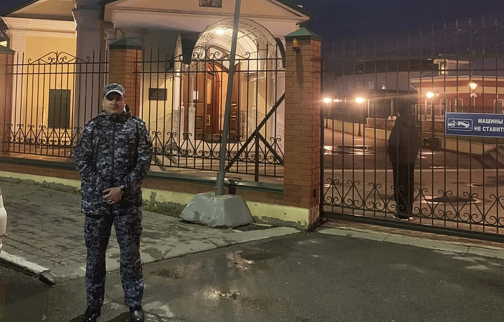 Росгвардейцы обеспечили безопасность во время празднования Пасхи в Туле
