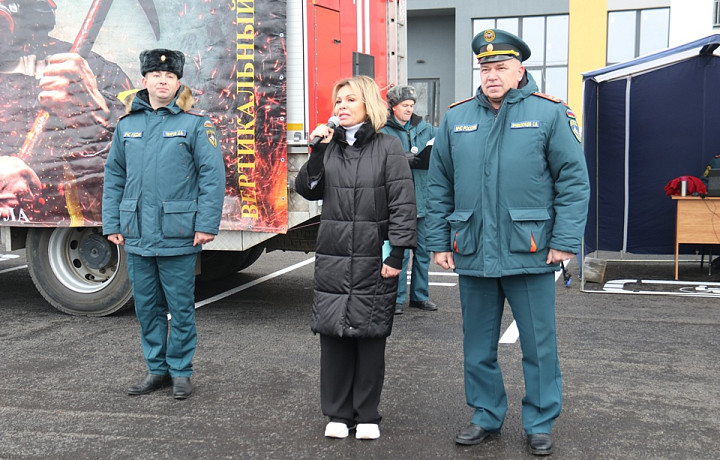 Ольга Слюсарева побывала на соревнованиях «Вертикальный вызов»