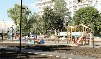 Благоустройство сквера на улице Литейной в Туле выполнено на 70%