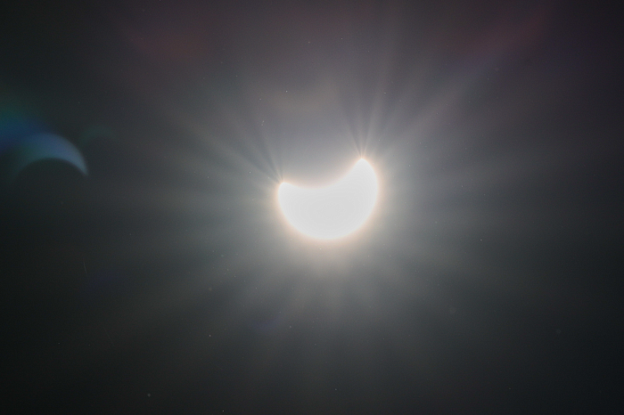 В Туле сфотографировали солнечное затмение