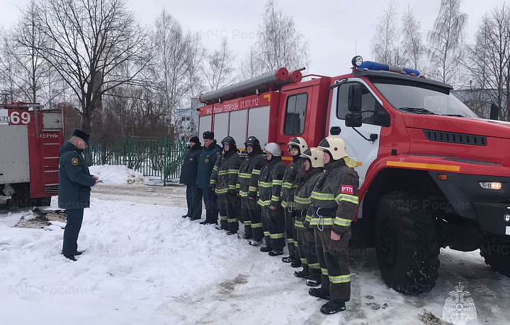 В одном из чернских детских садов прошли пожарно-тактические учения