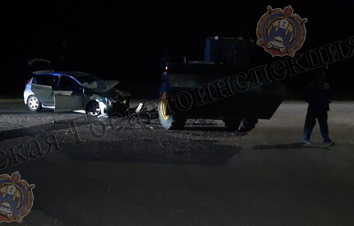 В Тульской области в ДТП с погрузчиком JSB и Hyundai Solaris пострадал 10-летний ребенок