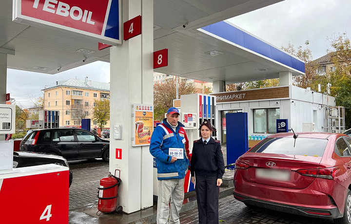 Инспекторы ДПС ловили нетрезвых водителей на заправках в Туле