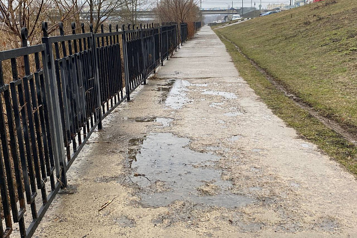 Туляки обратили внимание на неухоженное состояние Пролетарской набережной
