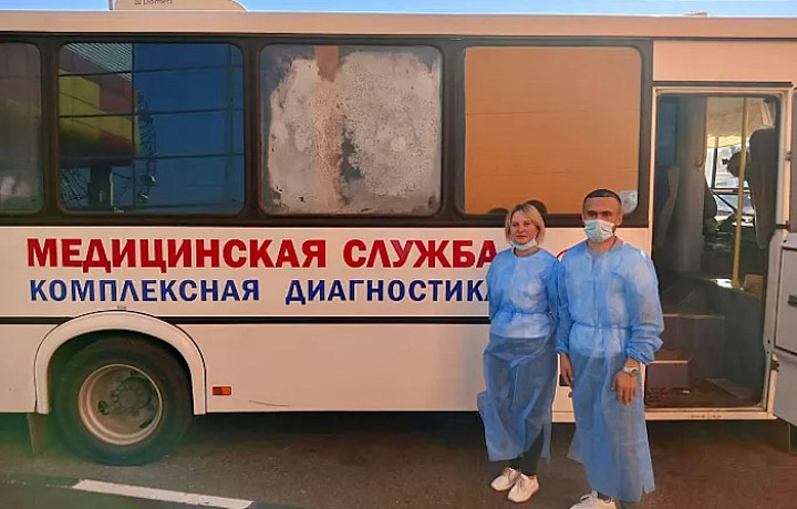 В Туле 125 человек поставили прививки от гриппа в мобильном комплексе у ТЦ «Макси» на выходных