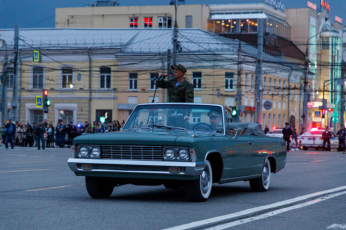 Первая репетиция Парада Победы прошла на площади Ленина в Туле