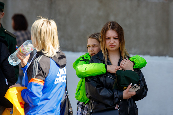Первая группа тульских солдат-срочников отправилась к месту службы