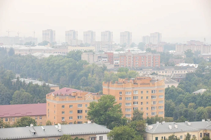 Облака дыма от пожаров из Рязани задержатся в Туле до 19 августа