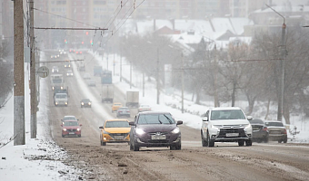 Госавтоинспекция предупредила туляков о сильном снегопаде до конца суток 17 февраля