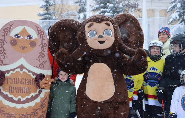 Семейный спортивный фестиваль «Хоккей объединяет семью» прошел на Губернском катке в Туле