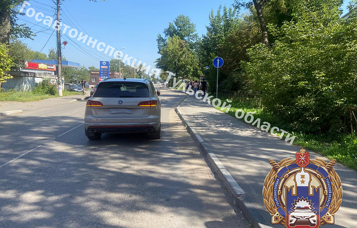 В Киреевске водитель Volkswagen сбил девочку-пешехода