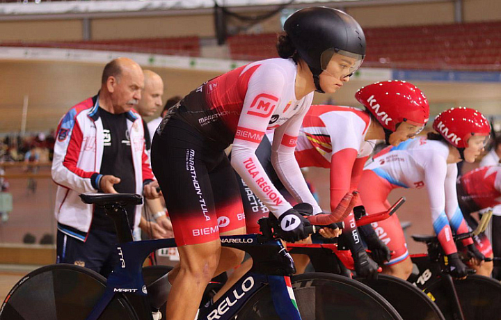 Тульские велогонщицы завоевали бронзовую медаль на чемпионате в Минске