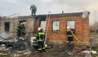 В Плавском районе Тульской области при пожаре погиб мужчина